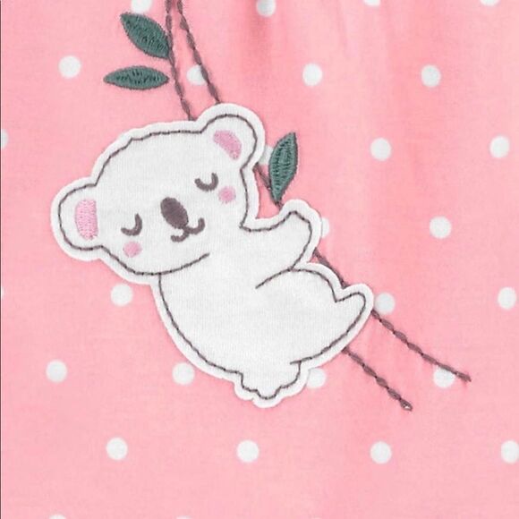 Carter's Little Girls 2-Pack Koala Sleep Gown Set Size 2-3 - Picture 6 of 7
